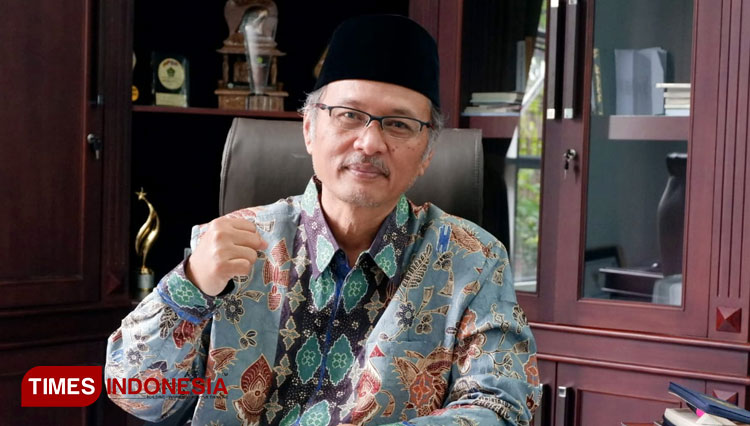 Prof. Dr. Abdul Haris, M.Ag., Rektor UIN Maliki Malang. (Foto: Naufal Ardiyansyah/TIMES Indonesia)