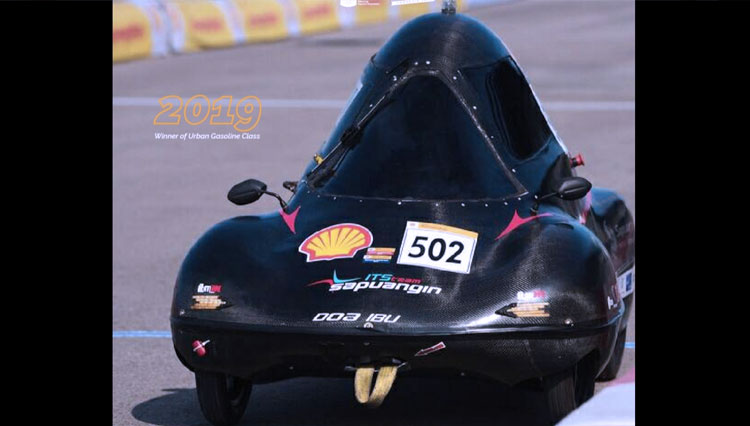 Tim Sapuangin berhasil menjuarai ajang Shell Eco-Marathon 2021 (FOTO: Humas ITS)