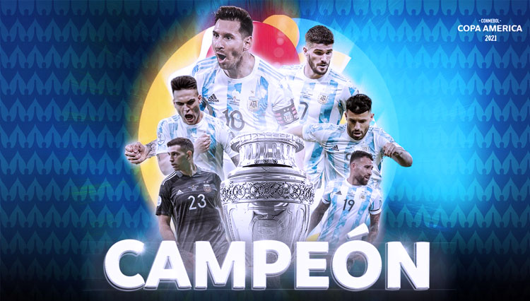 Argentina Juara Copa America 2021 (FOTO: Copa America)