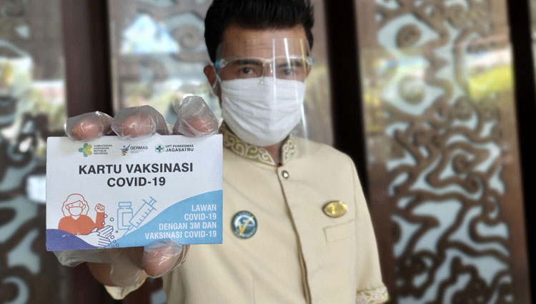 Hotel Santika berikan harga khusus bagi tamu yang memiliki kartu vaksin.(Foto: Hotel Santika Cirebon for TIMES Indonesia)