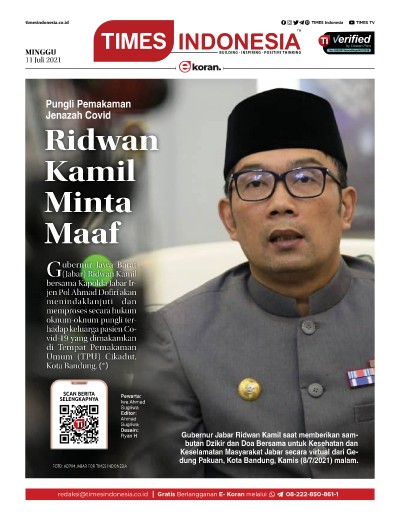 Edisi Minggu, 11 Juli 2021: E-Koran, Bacaan Positif Masyarakat 5.0