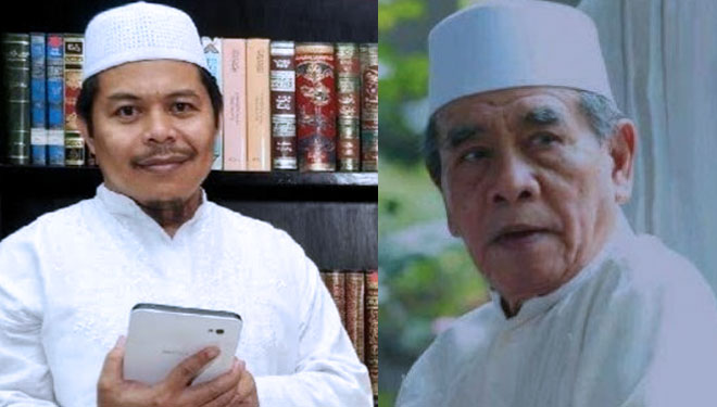 KH Zainuddin Djazuli dan KH Dr Ahmad Lutfi Fathullah. (FOTO: Istimewa)