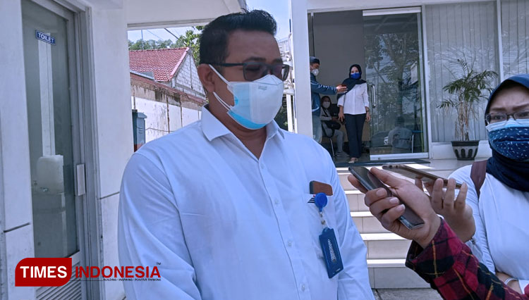 Kepala cabang PT Samator Industri Madiun Nanda Prasojo. (FOTO: Romy Tri Setyo Wibowo/TIMES Indonesia)