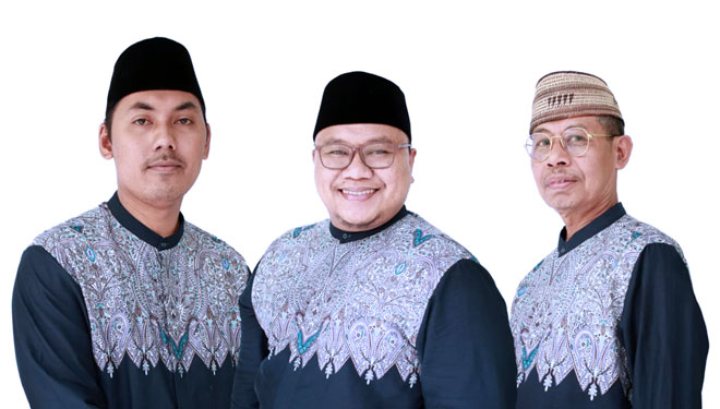 Direktur LPI Kebonsari, R. Ahmad Muhajir Ansori, M.Pd (kiri), Direktur 1 Aldino Sibghotulloh Mafa , Direktur 3 Drs.M.Busyro Mustofa, M.Ag. (Foto: Sekolah Sukma for TIMES Indonesia)