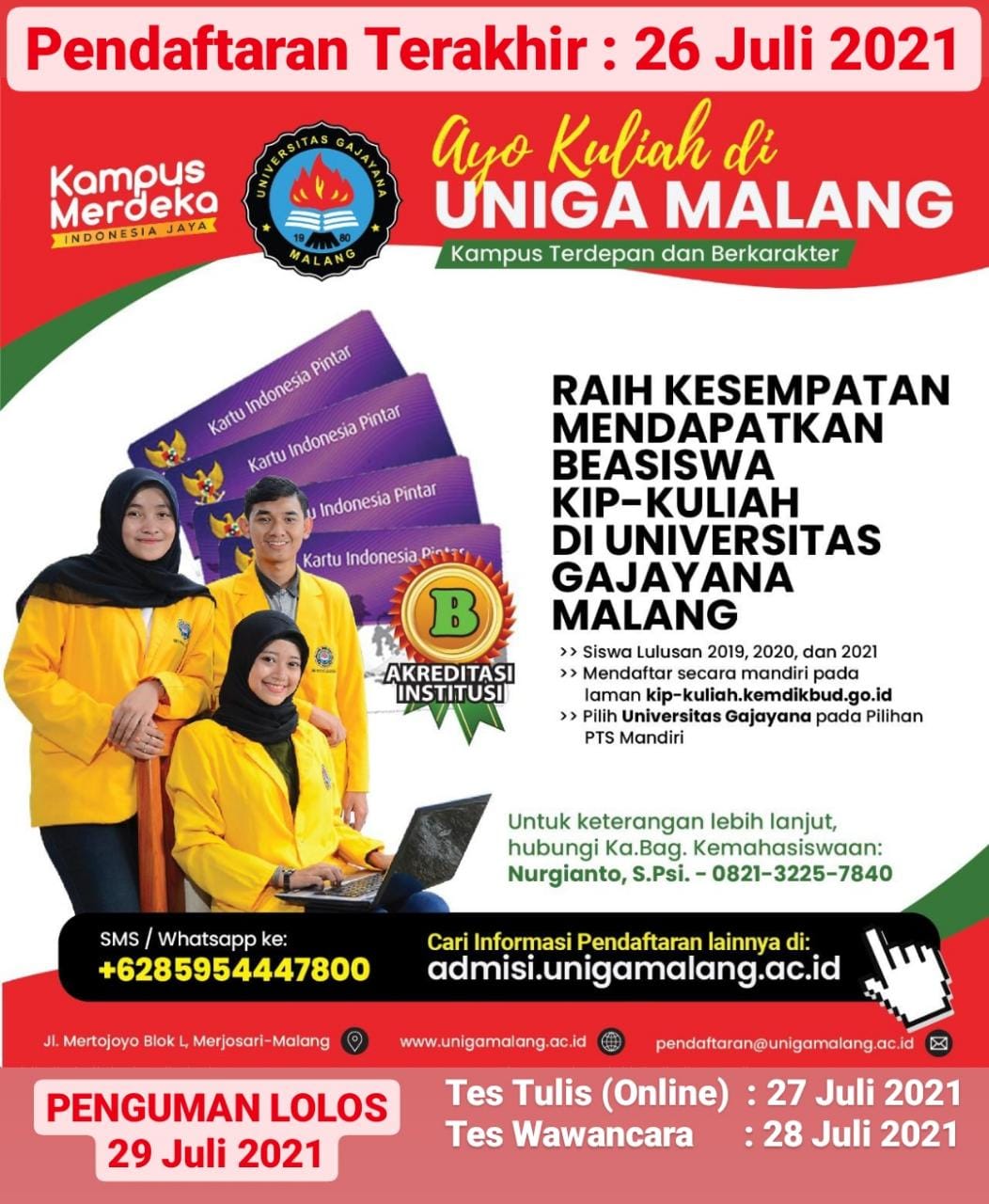 Universitas Gajayana Malang b