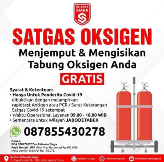 cek fakta Program Satgas Oksigen 2