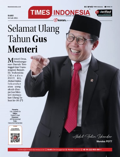 Edisi Rabu, 14 Juli 2021: E-Koran, Bacaan Positif Masyarakat 5.0