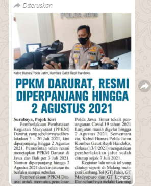 cek fakta ppkm darurat diperpanjang 2