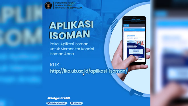 Ikatan Alumni Universitas Brawijaya meluncur aplikasi ISOMAN. (Foto: Dok. Humas UB)