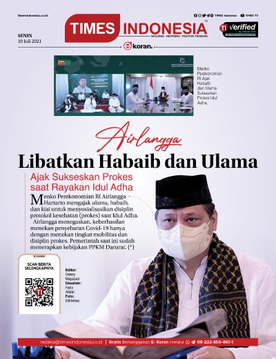 Edisi Senin, 19 Juli 2021: E-Koran, Bacaan Positif Masyarakat 5.0