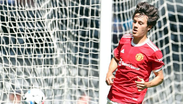 Pemain muda Manchester United, Facundo Pellistri menjadi salah satu pencetak gol. (Foto: Twitter @ManUtd)