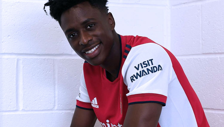 Albert Sambi Lokonga, pemain baru Arsenal. (FOTO: arsenal.com)