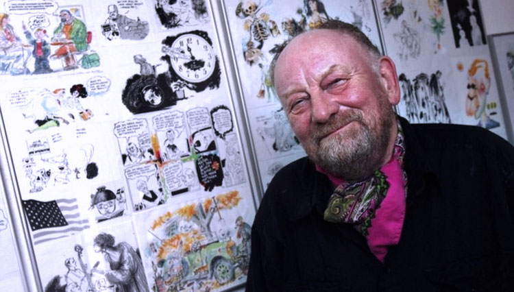 Kartunis Westergaard meninggal dunia dalam usia 86 tahun. (FOTO: BBC)