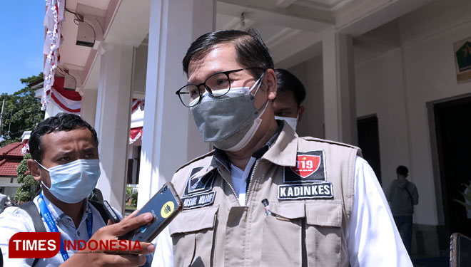Kepala Dinas Kesehatan Kota Malang, dr Husnul Muarif saat ditemui awak media beberapa waktu lalu. (Foto: Rizky Kurniawan Pratama/TIMES Indonesia)