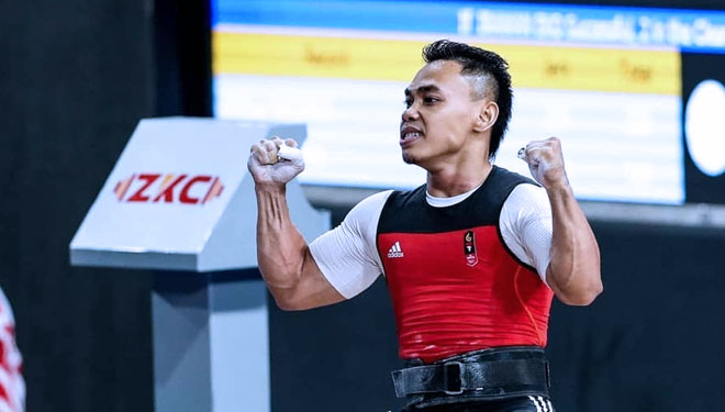 Eko Yuli Iriawan atlet angkat besi Indonesia (Sumber foto& Instagram Eko Yuli)
