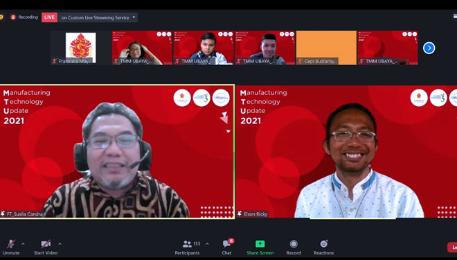 Manufacturing Technology Update 2021, Teknik Mesin dan Manufaktur Ubaya Bahas Kendaraan Masa Depan