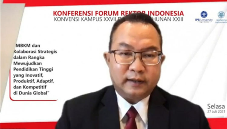 Ketua FRI 2020-2021, Prof. Arif Satria (Rektor IPB) (FOTO: Humas UGM for TIMES Indonesia) 