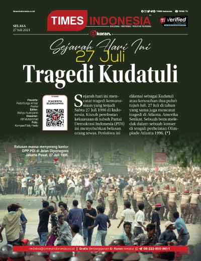 Edisi Selasa, 27 Juli 2021: E-Koran, Bacaan Positif Masyarakat 5.0