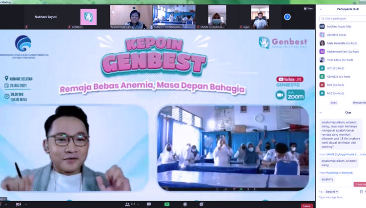 Kemkominfo RI Ajak Remaja Wujudkan Generasi Bebas Anemia di Kepoin GenBest Konawe