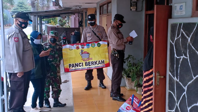 Program Panci Berkah Polres Ciamis Bagikan Bantuan Bagi Masyarakat