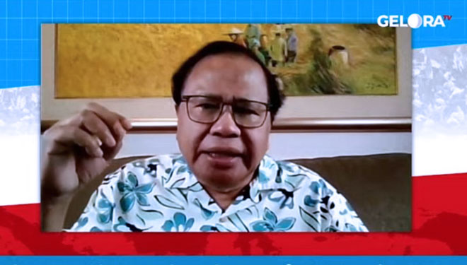 Menteri Koordinator Maritim dan Sumber Daya Indonesia 2015-2016 Rizal Ramli. (FOTO: Sekrensot video)