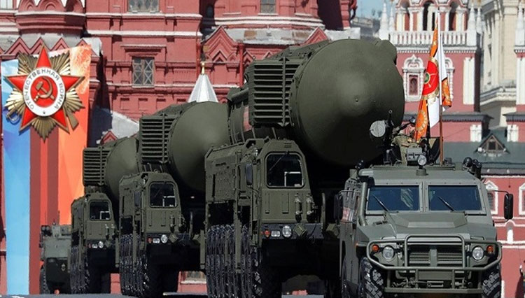 Parade senjata nuklir Rusia