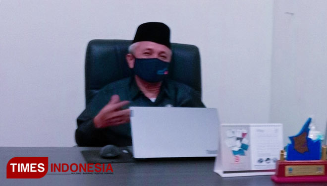 Kepala Dinas Keluarga Berencana Pemberdayaan Perempuan Dan Perlindungan Anak atau DKBP3A Pangandaran Heri Gustari. (Foto : Syamsul Ma'arif/TIMES Indonesia)