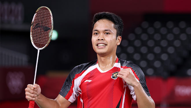 Anthony Ginting wakil Indonesia di tunggal putra Olimpiade Tokyo 2020. (Foto: Tokyo 2020)