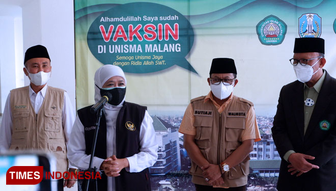 Vaksin Difabel Pertama, Gubernur Jatim Khofifah: Pecah Telurnya Di ...