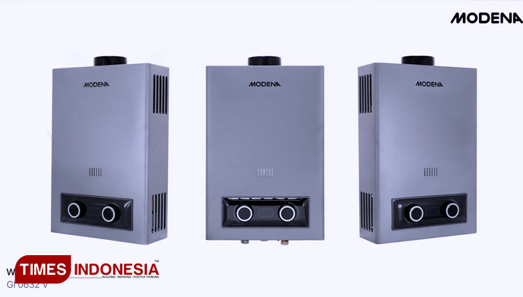 MODENA meluncurkan produk water heater terbaru tipe GI 0632 V. (FOTO: Dok. MODENA for TIMES Indonesia)