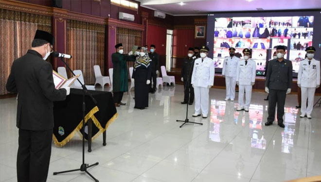 Lantik 102 Pejabat, Bupati Majalengka Ingatkan PNS Jaga Integritas dan Loyalitas