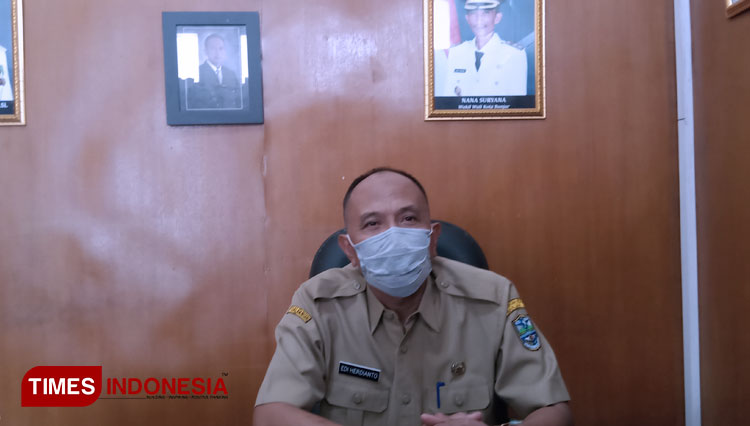 Edi Herdianto, Kepala dinas KUKMP Kota Banjar (foto: Susi/TIMES Indonesia) 