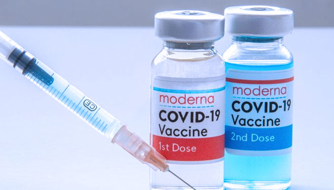 Vaksin Moderna dari AS yang mempunyai efikasi 94,1 persen (Foto: Shutterstock)