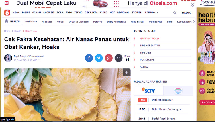 cek fakta air nanas 7