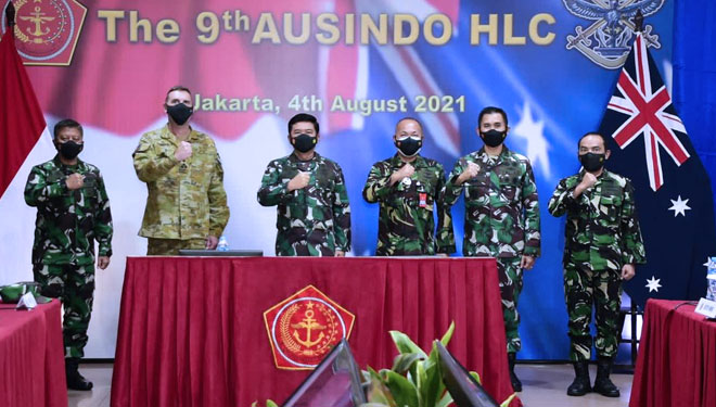 Paglima TNI Dan CDF Australia Pimpin Sidang Ke-9 Ausindo HLC 2021 ...