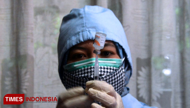 Capaian Vaksinasi Kota Malang Baru 48 Persen, Dinkes: Stok Vaksin Habis