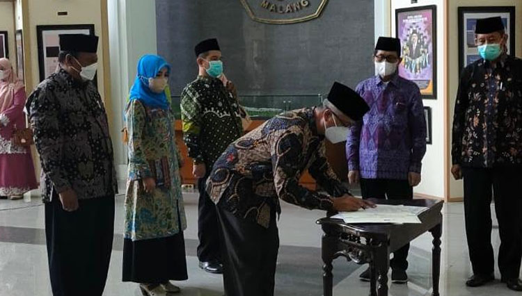 Rektor UIN Malang Lantik 4 Wakil Rektor, Ini Daftarnya