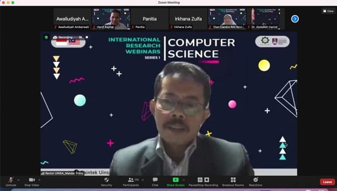 UINSA Gelar Webinar Riset Internasional bersama Universitas Mara Malaysia