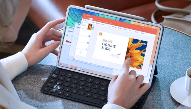 Huawei meluncurkan tablet MatePad 11 yang diklaim setara PC. Produk ini untuk sementara dipasarkan dengan sistem pre order. (foto-foto:  huawei.com)