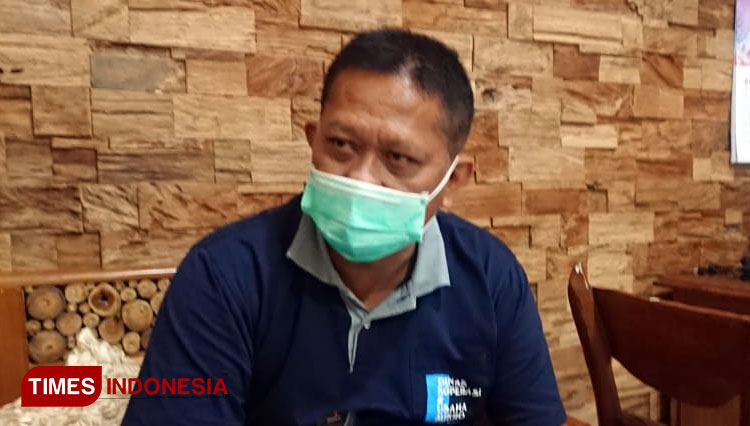 Kepala Dinas Koperasi dan Usaha Mikro Kabupaten Ngawi, Harsoyo, optimis tidak ada UMKM yang gulung tikar. (Foto: M.Miftakul/TIMES Indonesia)