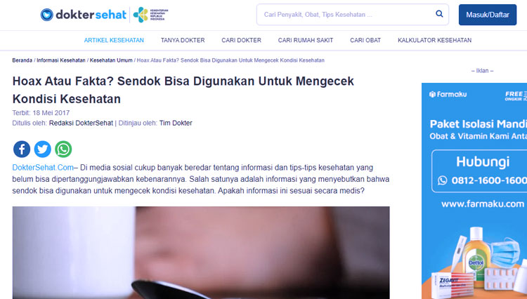 cek fakta Cek Kesehatan sendok 4