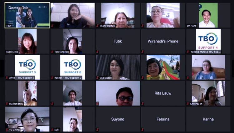 Webinar Doctor Talk Series, Minggu (8/8/2021) malam. (Tangkapan Layar)