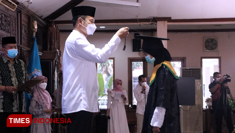 Ribuan Tahfidz di Lamongan Jalani Wisuda Secara Virtual