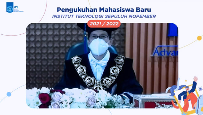 Dihadiri Mendikbudristek RI dan Mensos RI, Rektor ITS Kukuhkan 6.424 Maba
