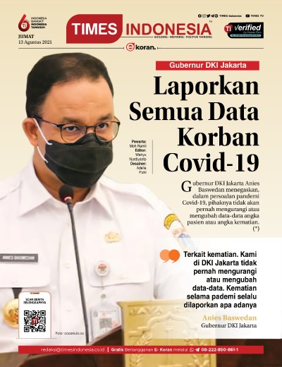 Edisi Jumat, 13 Agustus 2021: E-Koran, Bacaan Positif Masyarakat 5.0