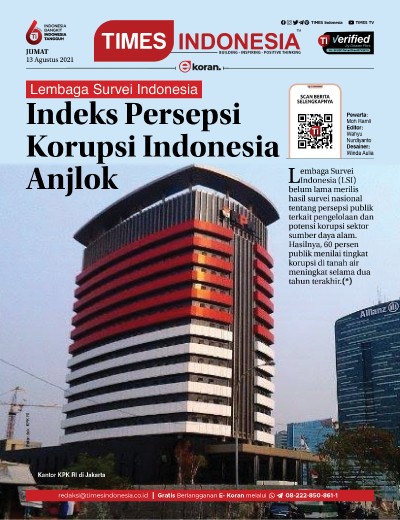 Edisi Jumat, 13 Agustus 2021: E-Koran, Bacaan Positif Masyarakat 5.0