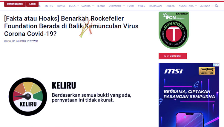 cek fakta skenario wabah covid 3