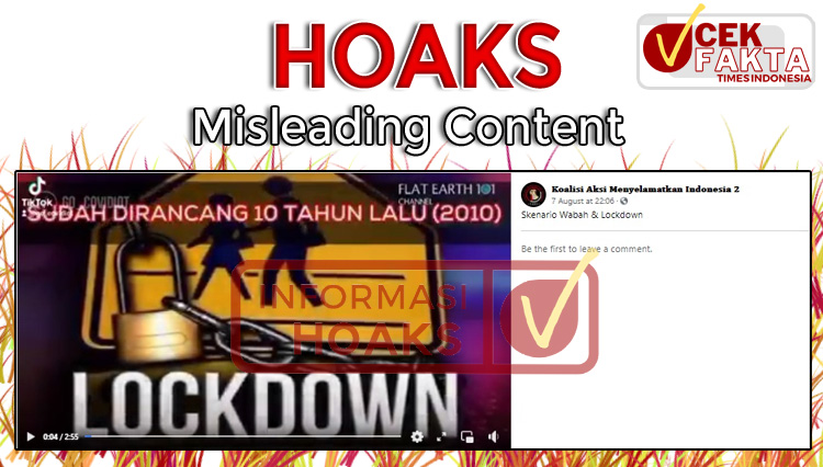 Video tentang skenario wabah dan lockdown telah dirancang oleh Rockefeller Foundation.