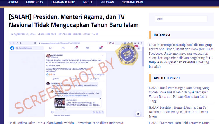 cek fakta tahun baru islam 8