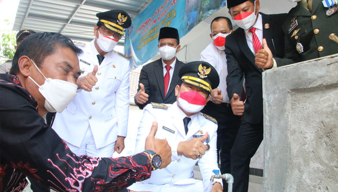 Tepat di Momen HUT ke-76 RI, Warga Lamongan Selatan Nikmati Fasilitas Air Bersih